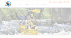 Desktop Screenshot of canoesurloise.com